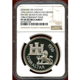ジブラルタル (1936) ファンタジークラウン貨 エドワード8世 NGC PF69UCAM