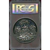 【SOLD】イギリス 1887年 銀メダル ヴィクトリア女王即位50周年記念 PCGS SP58