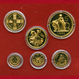 【SOLD】イギリス (1936) リストライク パターン銀貨 6枚セット エドワード8世