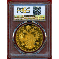 オーストリア (1915年) 4ダカット 金貨 フランツヨーゼフ1世 リストライク MS64PL
