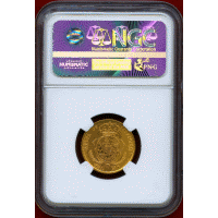 スペイン 1859年 100レアル 金貨 イサベル2世 NGC MS62