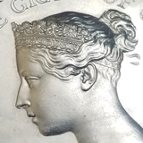 【SOLD】イギリス 1856年(1859年) ヴィクトリア女王 科学芸術学賞 銀メッキメダル