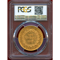 フランス 1900A 100フラン 金貨 エンジェル立像 PCGS MS62