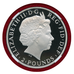 イギリス 2014年 2ポンド 銀貨 ブリタニア NGC PF70UC