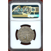 【SOLD】マケドニア 紀元前95-65年 4ドラクマ 銀貨 アレキサンダー大王 NGC MS★