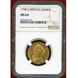 イギリス 1798年 ギニー 金貨 ジョージ3世 NGC MS64