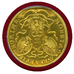 ドイツ ニュルンベルク (1703)GFN 3ダカット 神の子羊 PCGS MS62