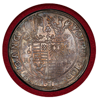 ドイツ マンスフェルト・アルテルン 1616AK ターラー 銀貨 PCGS AU58