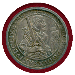 ドイツ ザクセン 1626HI ターラー銀貨 ヨハン・ゲオルク1世 PCGS AU55