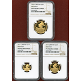 イギリス 2015年 金貨 ブリタニア 3枚セット NGC PF69UC