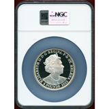 セントヘレナ 2022年 5ポンド(5oz) 銀貨 ゴチッククラウン NGC PF70UC