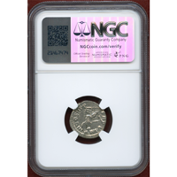 ローマ帝国 177-192年 デナリウス銀貨 コンモドゥス NGC AU