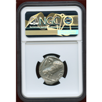 古代ギリシャ アッティカ アテネ 440-404BC 4ドラクマ 銀貨 フクロウ NGC MS
