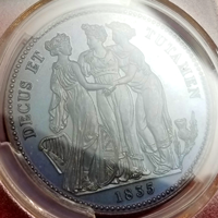 【SOLD】イギリス (1835) ファンタジー クラウン ピューター貨 スリーグレイセス PR64