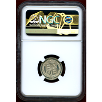 【SOLD】イギリス 1887年 6ペンス 銀貨 ヴィクトリアジュビリー NGC PF62CAMEO