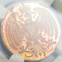 ドイツ 1908年 25ペニヒ 銅貨 試作貨 NGC PF64RB