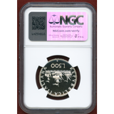 イタリア 1992R 500リレ 銀貨 コロンブスの船 NGC PF69UC