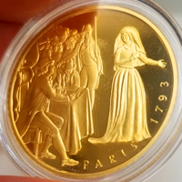 オーストリア 1997年 1000シリング 金貨 マリーアントワネット