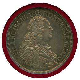 ドイツ レーゲンスブルク 1754ICB ターラー 銀貨 都市景観 NGC AU53