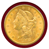 【SOLD】アメリカ 1903S 20ドル 金貨 リバティヘッド PCGS MS62
