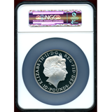【SOLD】イギリス 2014年 10ポンド(5オンス) 銀貨 ブリタニア NGC PF69UC