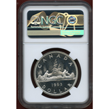【SOLD】カナダ 1963年 1ドル銀貨 エリザベス2世 NGC PL67UC