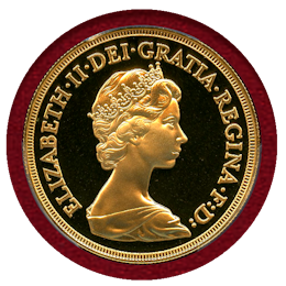 【期間限定】イギリス 1984年 5ポンド 金貨 エリザベス2世 PCGS PR70DCAM