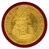 【SOLD】オーストリア 1701(1953) 4ダカット 金貨 RESTRIKE レオポルト1世