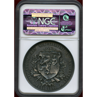 スイス 1890年 射撃祭記念 銀メダル トゥールガウ NGC MS63