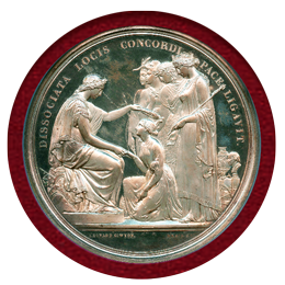 【SOLD】イギリス 1851年 銀メダル ロンドン万国博覧会記念 NGC MS62