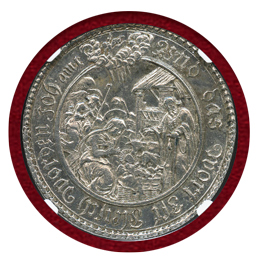 1647年 ドイツ ミュンスター 都市景観 ターラー銀貨 キリスト誕生 NGC MS61