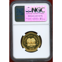 パプアニューギニア 1978年 100キナ 金貨 バタフライ NGC PF68UC