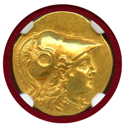 【SOLD】マケドニア王国 セレウコス1世 ステーター金貨 NGC MS FS