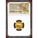 【SOLD】マケドニア王国 セレウコス1世 ステーター金貨 NGC MS FS