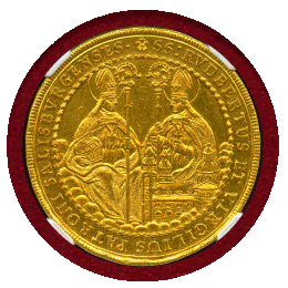 【SOLD】オーストリア ザルツブルク 1687年 6ダカット 金貨 NGC MS61