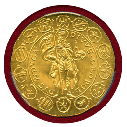 オーストリア 1963年 2ダカット リストライク フェルディナント・カール NGC MS67