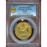 ポーランド ヴロツワフ 1673年 3ダカット 洗礼金貨 PCGS AU DETAILS