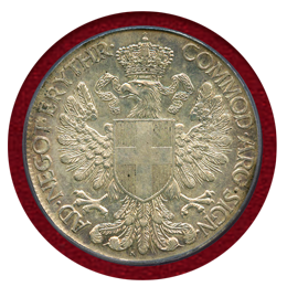 【SOLD】エリトリア 1918年R タレロ銀貨 マリア・テレジア PCGS AU58