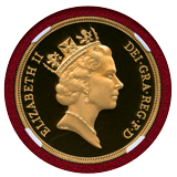 イギリス 1994年 5ポンド 金貨 エリザベス2世 NGC PF70UC