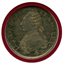 【SOLD】フランス 1775A エキュ 銀貨 ルイ16世 NGC MS62
