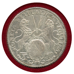 スイス チューリッヒ 1726年 ターラー 銀貨 都市景観