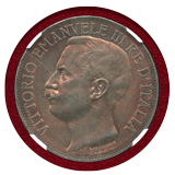 【SOLD】イタリア 1911R 5リレ 銀貨 王国建国50年記念 NGC MS62
