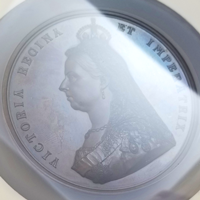 イギリス 1887年 銅メダル ヴィクトリア女王即位50周年記念 NGC MS66BN