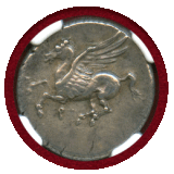 古代ギリシャ コリンティア コリント 紀元前4世紀頃 ステーター 銀貨 ペガサス NGC Ch XF