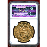 ペルー 1963年 100ソル 金貨 女神座像 NGC MS65