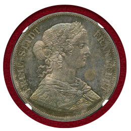 【SOLD】ドイツ フランクフルト 1866年 2ターラー 銀貨 フランコニア NGC PF63+