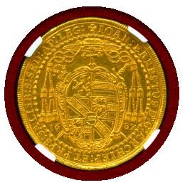 【SOLD】オーストリア ザルツブルク 1687年 6ダカット 金貨 NGC MS61
