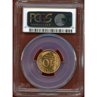 フランス 1972年 10サンチーム 金貨 ピエフォー マリアンヌ PCGS SP68