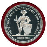 スイス 現代射撃祭 2000年 50フラン 銀貨 ビエール PCGS PR69DCAM