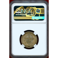 独領ニューギニア 1894A 1マルク 銀貨 極楽鳥 NGC MS66
